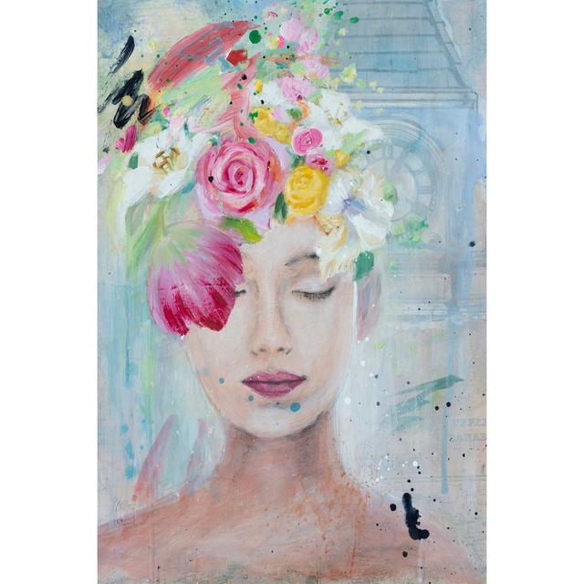 Femme Fleur I by Sandra Iafrate - Wrapped Canvas Art Prints Mercer41 Size: 76cm H x 51cm W on Productcaster.