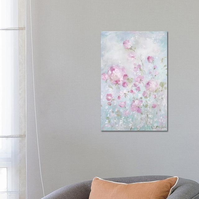 Whispering Roses by Debi Coules - Wrapped Canvas Painting ClassicLiving Size: 66.04cm H x 45.72cm W x 3.81cm D on Productcaster.