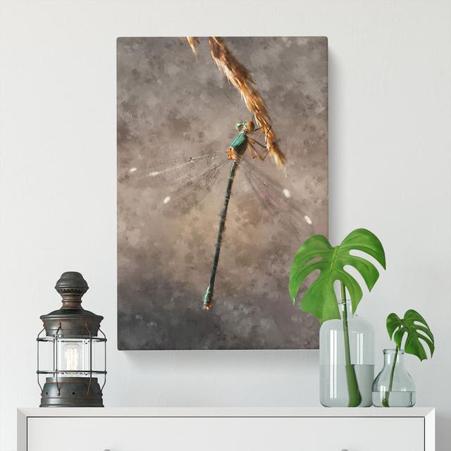 Dragonfly Vol.4 - Wrapped Canvas Print East Urban Home Size: 50cm H x 35cm W x 3cm D on Productcaster.