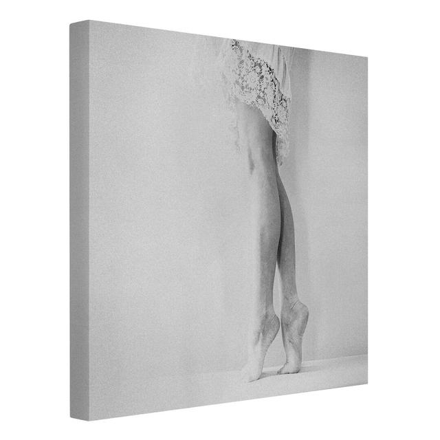 Tiptoe Photographic Print on Canvas East Urban Home Size: 40cm L x 40cm W on Productcaster.