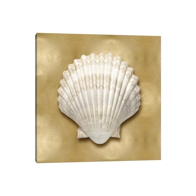 Shell On Gold IV House of Hampton Size: 66.04cm H x 66.04cm W x 3.81cm D on Productcaster.