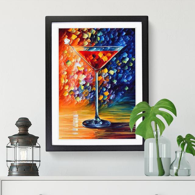 Cocktail Vol.1 - Single Picture Frame Print Marlow Home Co. Size: 46cm H x 34cm W x 2cm D, Format: Oak Framed on Productcaster.