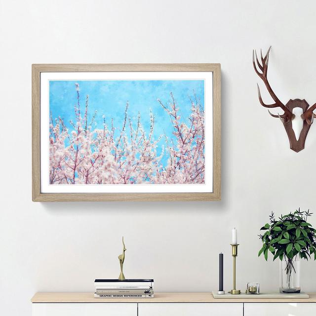 Top of the Blossom Tree - Picture Frame Graphic Art Print East Urban Home Frame Option: Oak Framed, Size: 62cm H x 87cm W x 2cm D on Productcaster.