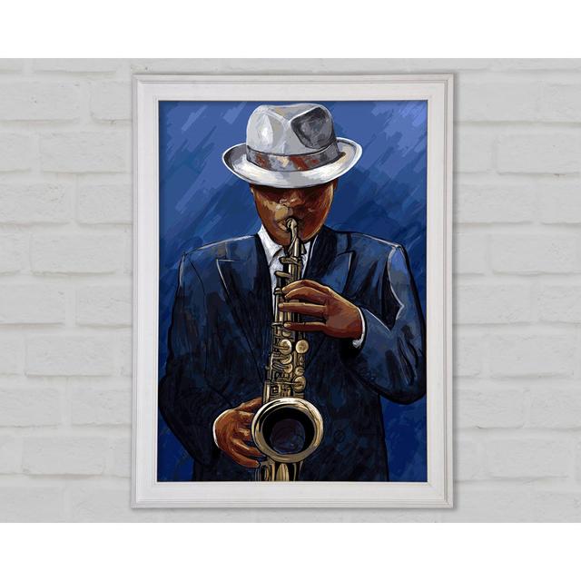 Loves Playing The Saxophone - Single Picture Frame Art Prints Bright Star Size: 42cm H x 29.7cm W x 1.5cm D on Productcaster.