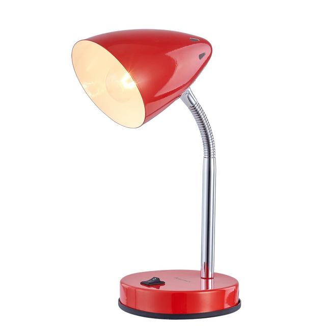 Strother 34Cm Desk Lamp Wayfair Basics Colour: Red on Productcaster.