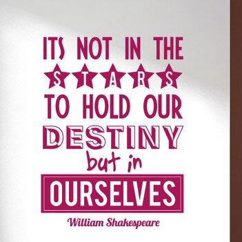 William Shakespeare Wall Sticker 17 Stories Colour: Dark Blue, Size: Large on Productcaster.