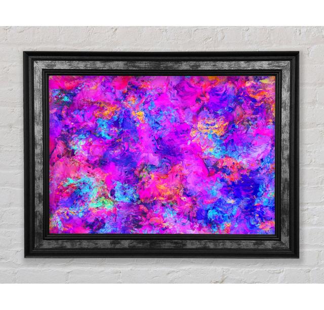 Pink Blast Framed Print Bright Star Size: 84.1cm H x 142.2cm W x 8cm D on Productcaster.