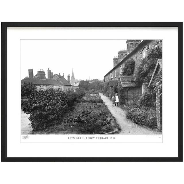 Petworth, Percy Terrace 1912 by Francis Frith - Single Picture Frame Print The Francis Frith Collection Size: 40cm H x 50cm W x 2.3cm D on Productcaster.