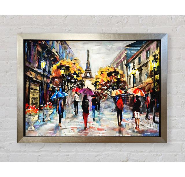 Paris In The Morning - Single Picture Frame Art Prints Rosalind Wheeler Size: 100cm H x 141.4cm W on Productcaster.