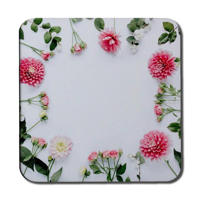 Square 6 Piece Coaster Set (Set of 6) Lily Manor on Productcaster.