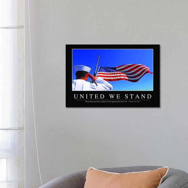 United We Stand by Stocktrek Images - Wrapped Canvas Print Latitude Run Size: 45.72cm H x 66.04cm W x 3.81cm D on Productcaster.