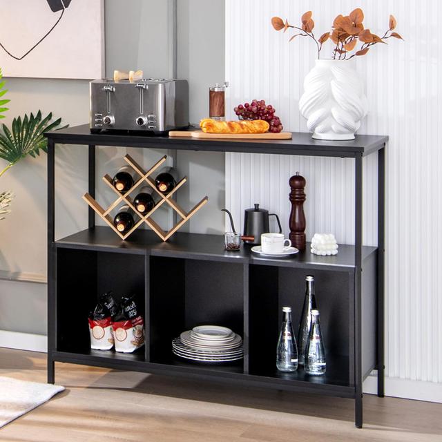 Sideboard Ronaldo 110 cm Williston Forge Farbe: Schwarz on Productcaster.