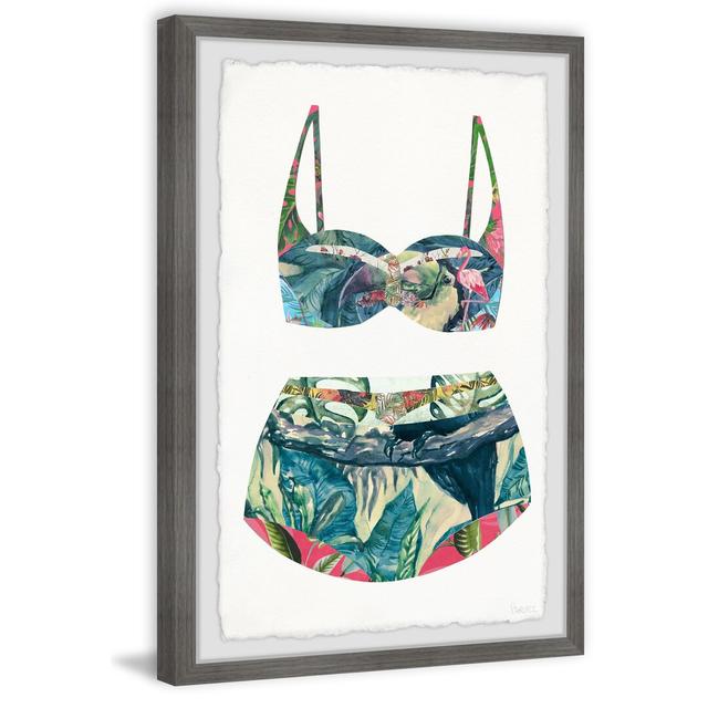 'Tropic Heaven Swimsuit' by Parvez Taj Painting East Urban Home Size: 30cm H x 20cm W on Productcaster.