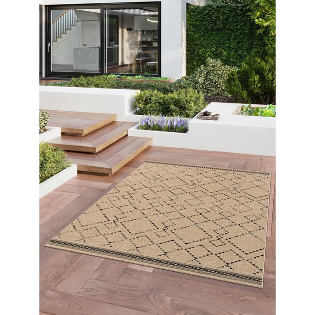 Tristin Moroccan Machine Woven Beige Area Rug Natur Pur Rug Size: Rectangle 200 x 290cm on Productcaster.