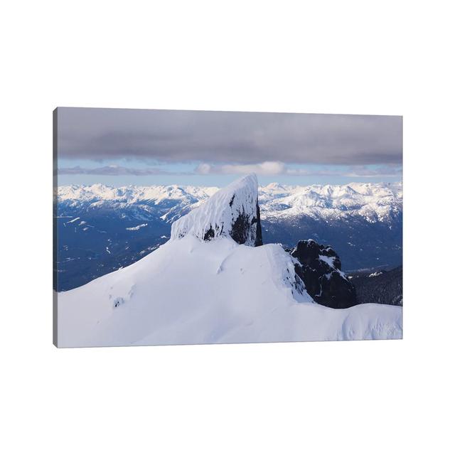 Aerial View Of Black Tusk Near Whistler, British Columbia, Canada by Kristin Piljay - Wrapped Canvas Print Alpen Home Size: 66.04cm H x 101.6cm W x 3. on Productcaster.