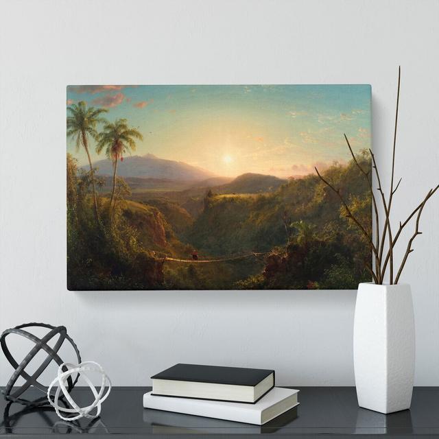 American Pichincha by Frederic Edwin Church - Wrapped Canvas Print East Urban Home Size: 40cm H x 60cm W x 3cm D on Productcaster.