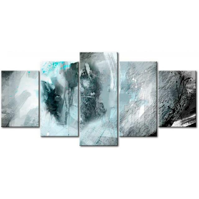 Blue Moon - Wrapped Canvas Graphic Art Print East Urban Home Size: 200 cm x 100 cm on Productcaster.