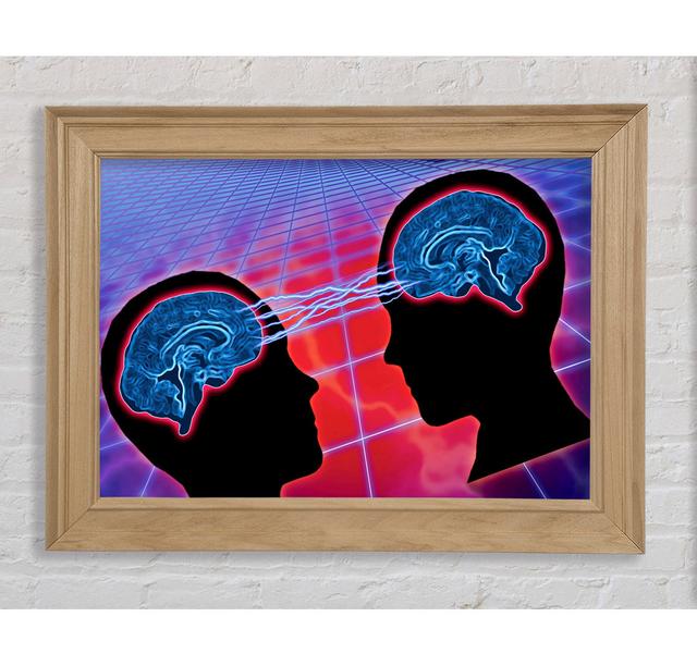 Brain Communication - Picture Frame Art Prints Bright Star Size: 100cm H x 141.4cm W on Productcaster.