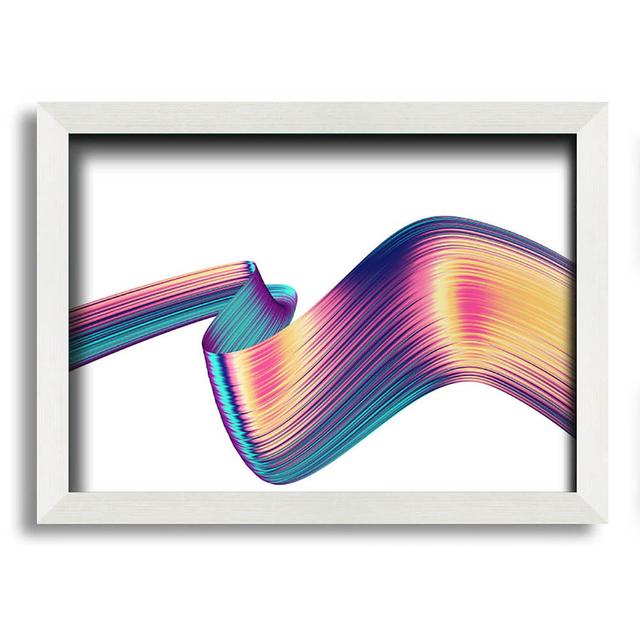 Apolino Colour Ribbon Moving - Single Picture Frame Art Prints Metro Lane Size: 59.7cm H x 84.1cm W x 10cm D on Productcaster.