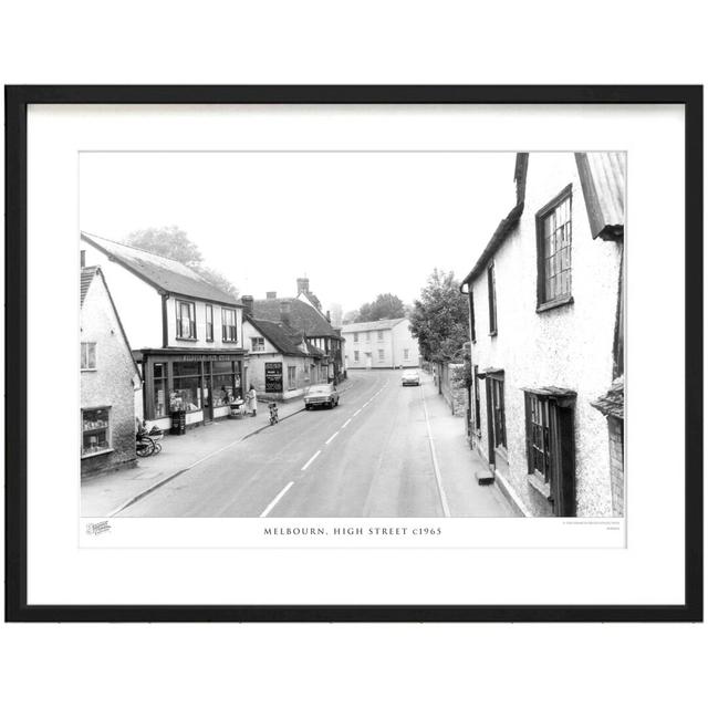 'Melbourn, High Street C1965' by Francis Frith - Picture Frame Photograph Print on Paper The Francis Frith Collection Size: 60cm H x 80cm W x 2.3cm D on Productcaster.