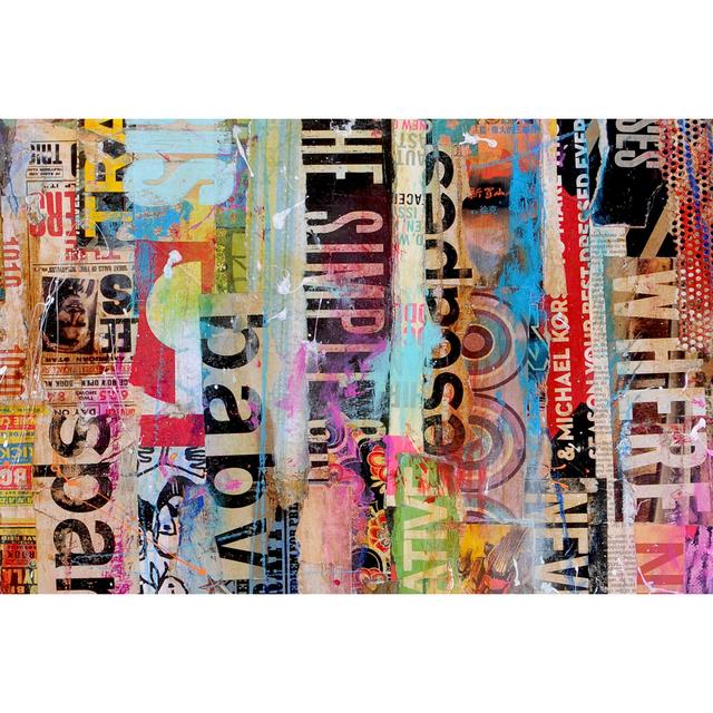 Metro Mix 21 II - Wrapped Canvas Art Prints Williston Forge Size: 51cm H x 76cm W on Productcaster.