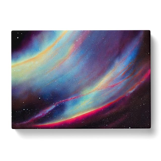 Galaxy Watercolour Vol.1 - Wrapped Canvas Painting Metro Lane Size: 35cm H x 50cm W x 3cm D on Productcaster.