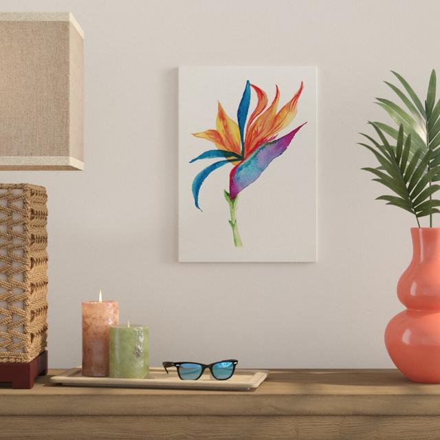 'Exotic Leaves' by Oliver Gal - Wrapped Canvas Painting Print East Urban Home Format: Wrapped Canvas, Size: 61cm H x 91cm W x 4cm D on Productcaster.