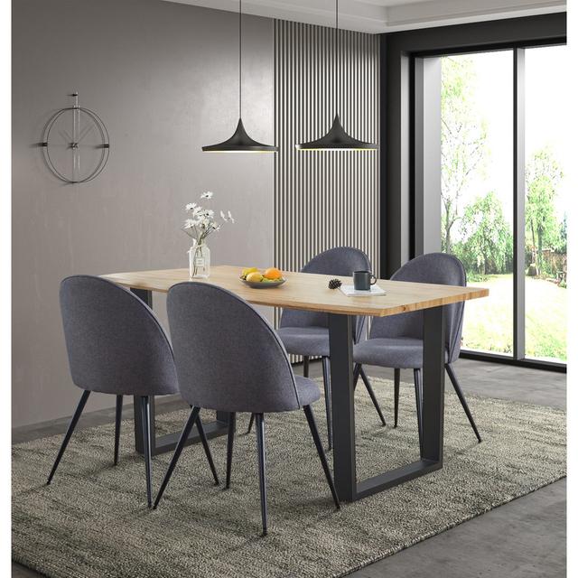 Cullompton 4 - Person Dining Set Hallowood Furniture on Productcaster.