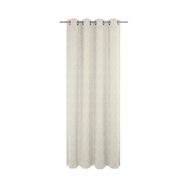 Telfort Gracie Oaks Curtain Colour: Grey, Panel Size: 145cm H x 132cm W on Productcaster.