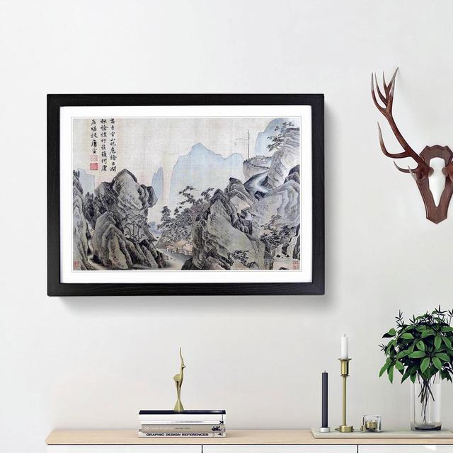 Landscape Vol.4 by Tang Yin - Picture Frame Painting Print East Urban Home Frame Option: Black Framed, Size: 36cm H x 48cm W x 2cm D on Productcaster.