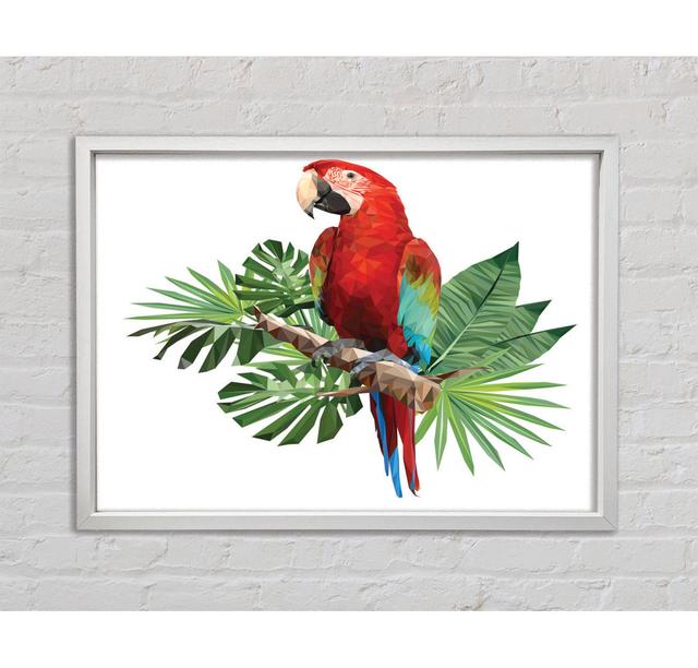 Parrot On A Branch - Print Bright Star Size: 84.1cm H x 118.9cm W x 3.3cm D on Productcaster.