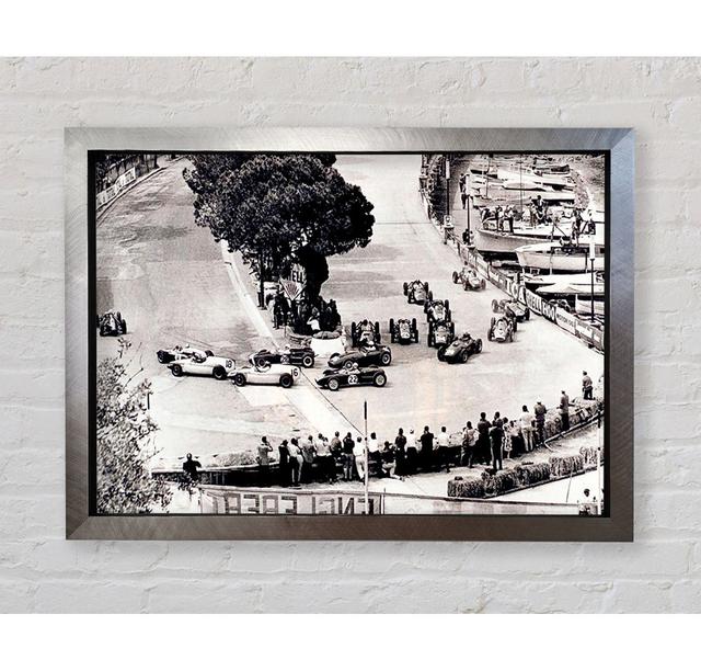 First Formula One At Monty Carlo - Single Picture Frame Art Prints Bright Star Size: 84.1cm H x 118.9cm W x 3.4cm D on Productcaster.