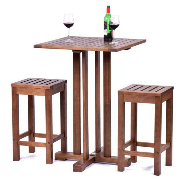 Herika 2 Seater Bar Height Dining Set 17 Stories on Productcaster.