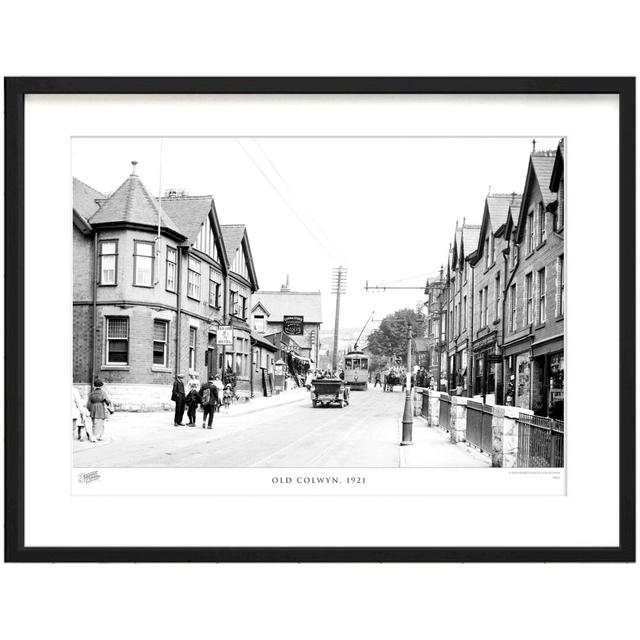 'Old Colwyn, 1921' by Francis Frith - Picture Frame Photograph Print on Paper The Francis Frith Collection Size: 28cm H x 36cm W x 2.3cm D on Productcaster.