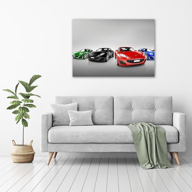 Bunte Autos - Kunstdrucke auf Leinwand Brayden Studio on Productcaster.