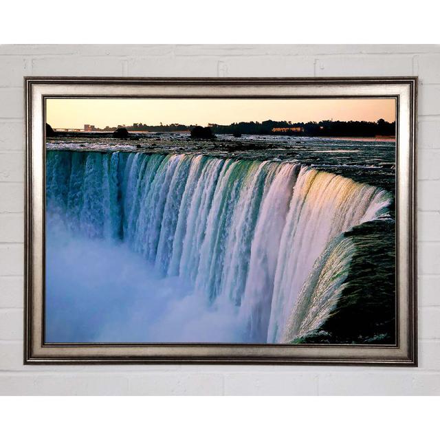 Niagara Falls - Print Union Rustic Size: 42cm H x 59.7cm W x 1.5cm D, Format: Matte Black Framed Paper on Productcaster.