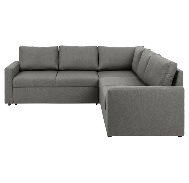 Hawys Sleeper Corner Sofa Bed Ebern Designs Upholstery Colour: Light Grey on Productcaster.