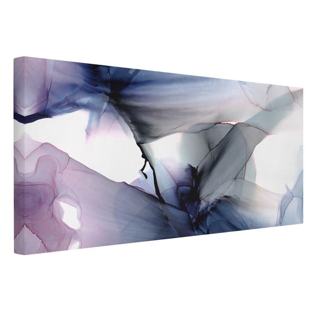 Violet in the River by Sara Braun - Wrapped Canvas Graphic Art Ivy Bronx Size: 30cm H x 60cm W on Productcaster.