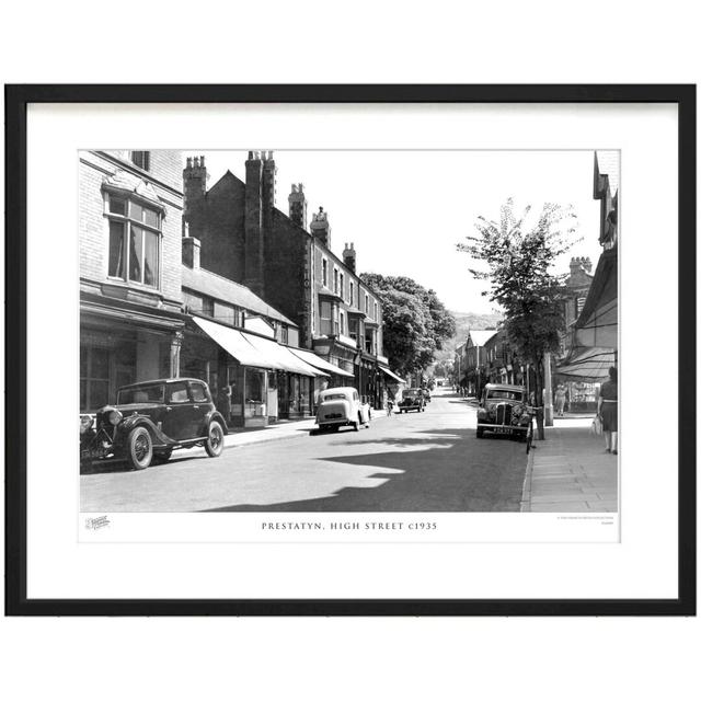 'Prestatyn, High Street C1935' by Francis Frith - Picture Frame Photograph Print on Paper The Francis Frith Collection Size: 60cm H x 80cm W x 2.3cm D on Productcaster.