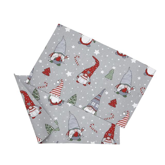 Christmas Gnomes Cotton Wipe Clean 30x46 cm Placemat Red (Set of 2) Catherine Lansfield on Productcaster.