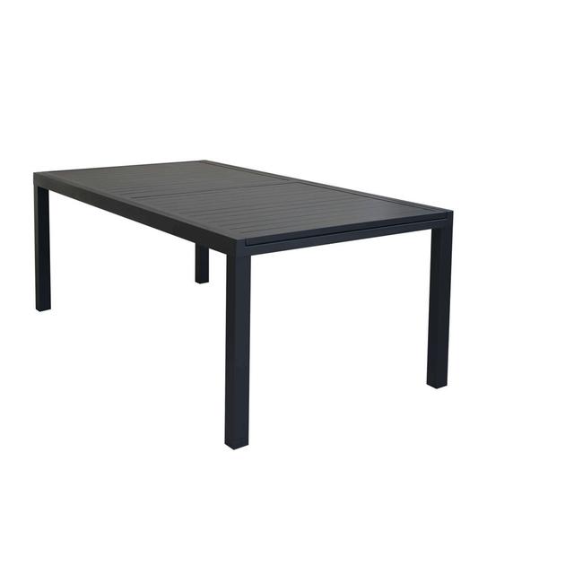 Lakitra Rectangular 6 - Person 75cm L Dining Table Ebern Designs Colour: Dark Grey, Size: 75cm H x 300cm L x 100cm W on Productcaster.