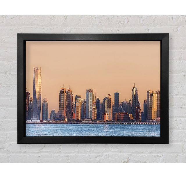 Infinity Tower Sunset - Single Picture Frame Art Prints Bright Star Size: 59.7cm H x 84.1cm W x 3.4cm D on Productcaster.