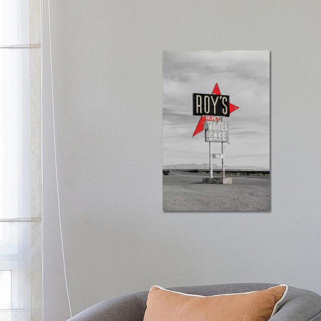 Roys Motel - Wrapped Canvas Photograph Latitude Run Size: 66.04cm H x 45.72cm W x 3.81cm D on Productcaster.