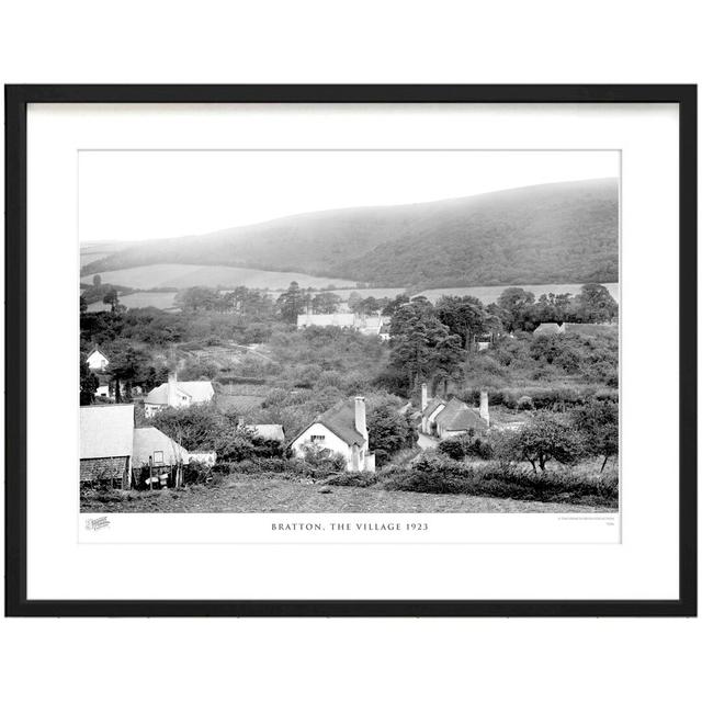 'Bratton, The Village 1923' Framed Print The Francis Frith Collection Size: 60cm H x 80cm W x 2.3cm D on Productcaster.