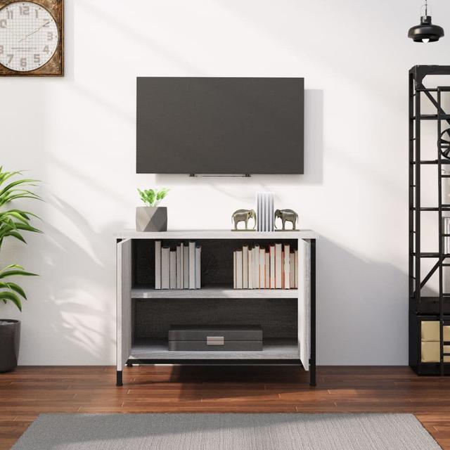 TV-Schrank Agathy für TVs bis zu 50" LoftDesigns Farbe: Grau on Productcaster.