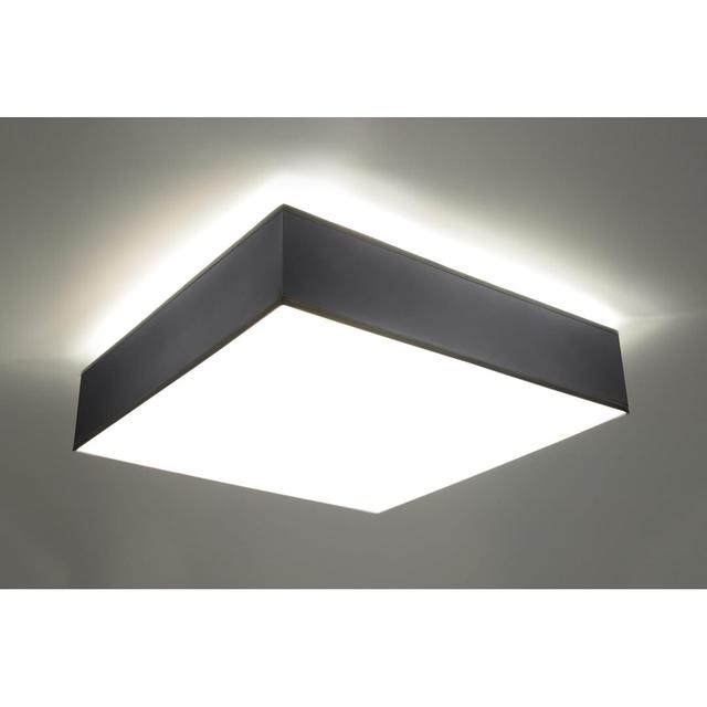 Plafond Horus 45 Black Metro Lane Fixture Finish: Grey on Productcaster.