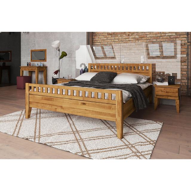 Bed Frame Gracie Oaks Size: European Single (86 x 220cm) on Productcaster.