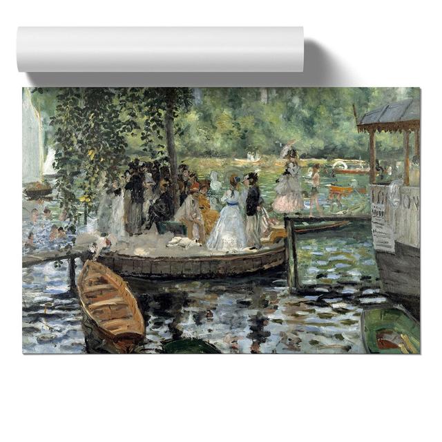 La Grenouillere by Pierre-Auguste Renoir - Unframed Painting East Urban Home Size: 21cm H x 30cm W x 0.1cm D on Productcaster.