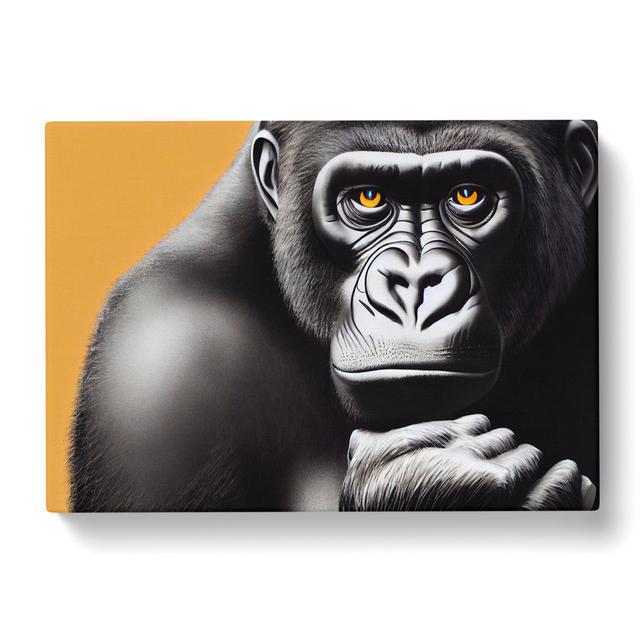 Gorilla Art Vol.1 - Wrapped Canvas Graphic Art Latitude Vive Size: 40cm H x 60cm W x 3cm D on Productcaster.