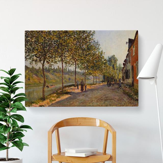 June Morning by Alfred Sisley - Wrapped Canvas Painting East Urban Home Size: 35cm H x 50cm W x 3cm D on Productcaster.